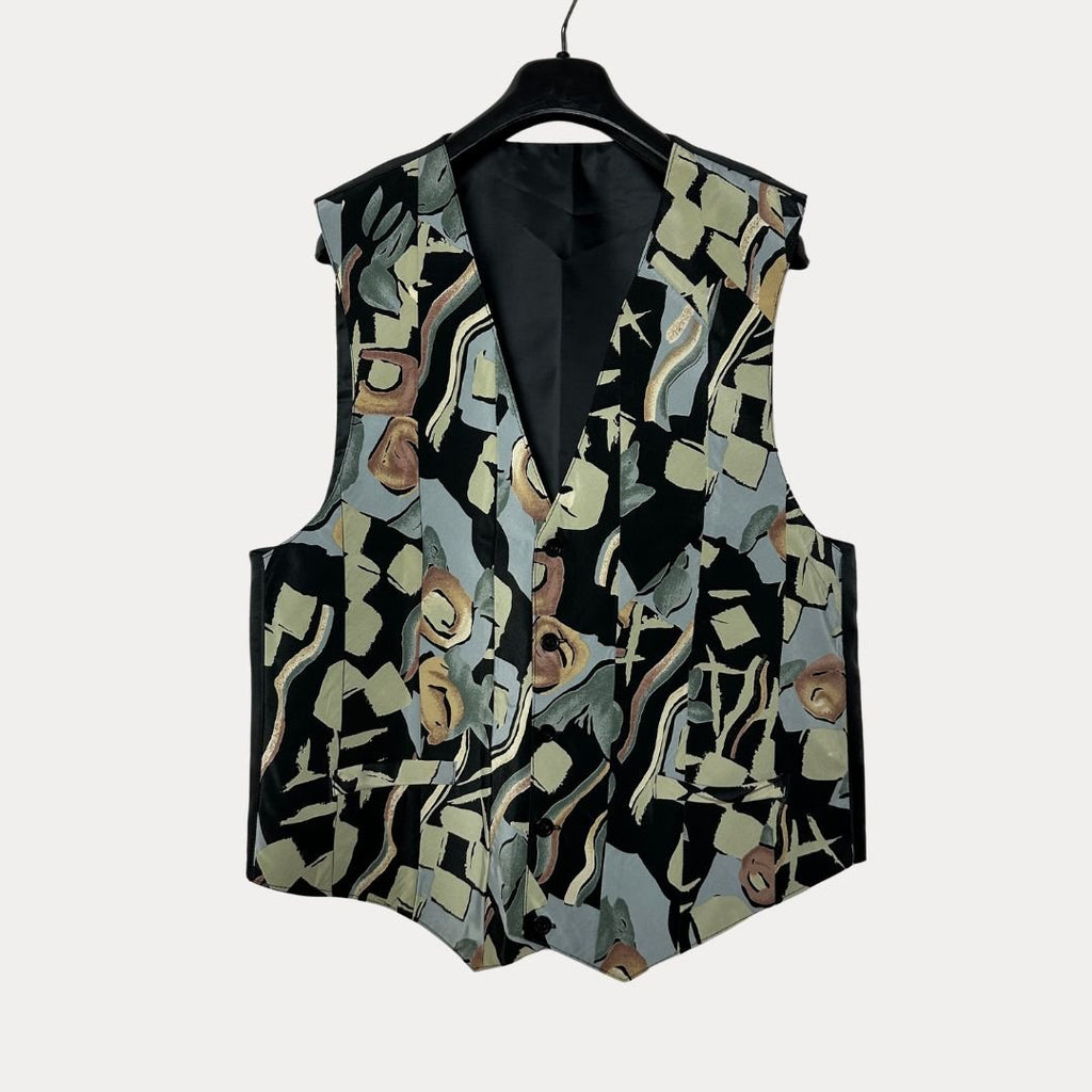 Retied Unisex Upcycled Vest Large - Funkify