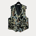 Retied Unisex Upcycled Vest Large - Funkify