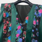 'ReTied' Unisex Upcycled Vest Large - Funkify