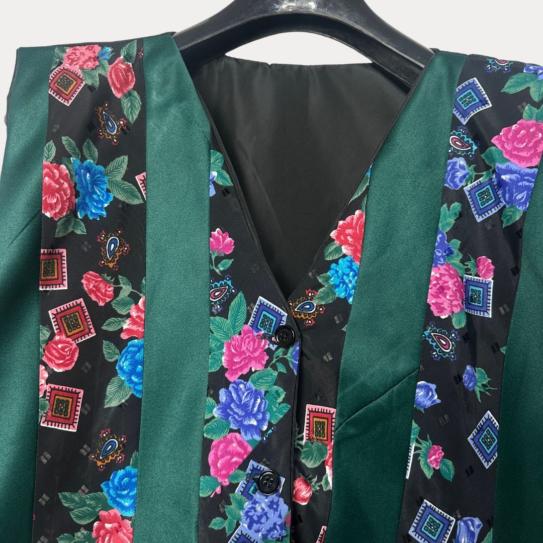 'ReTied' Unisex Upcycled Vest Large - Funkify