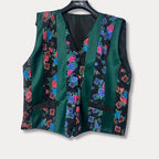 'ReTied' Unisex Upcycled Vest Large - Funkify