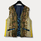 'ReTied' Unisex Upcycled Vest Large - Funkify