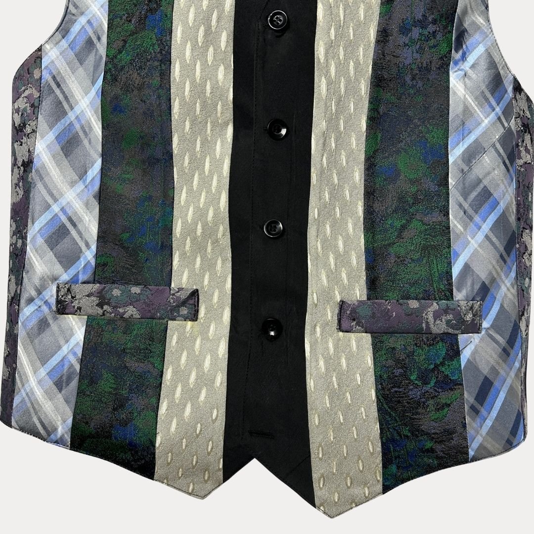 Retied Unisex Upcycled Vest Medium - Funkify