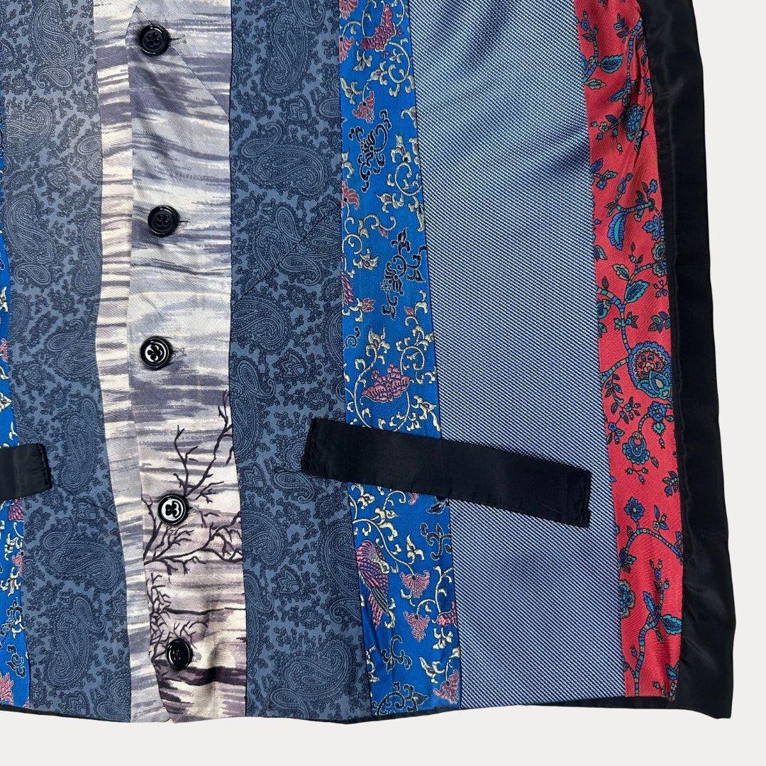 'ReTied' Unisex Upcycled Vest Medium - Funkify