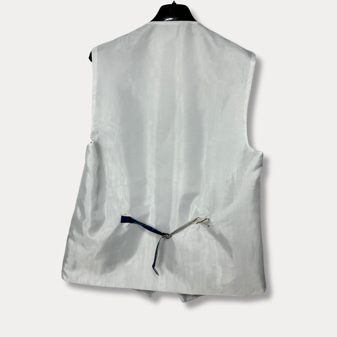 'ReTied' Unisex Upcycled Vest Medium - Funkify