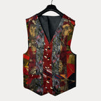 Retied Unisex Upcycled Vest Small - Funkify