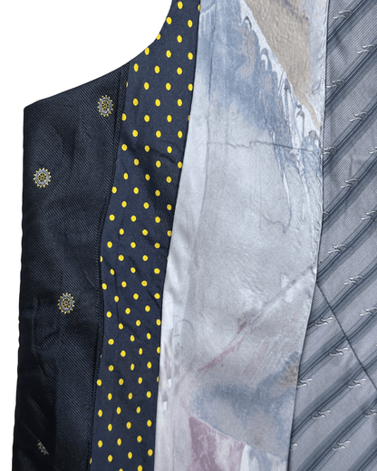 Retied Upcycled Necktie Vest - Medium - Funkify