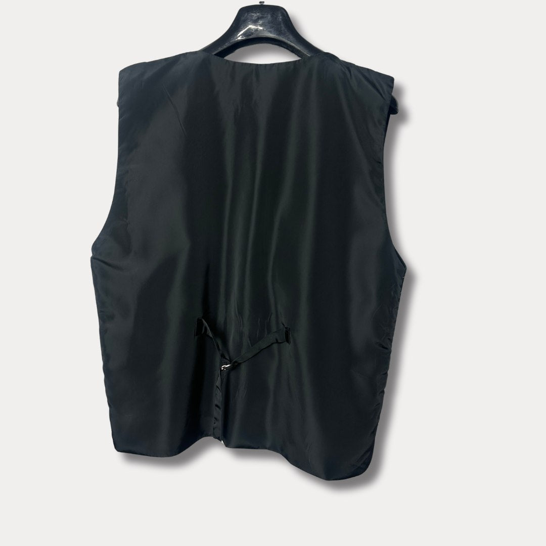'ReTied' Upcycled Necktie Vest Medium - Funkify