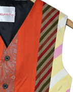Retied Upcycled Necktie Vest Medium - Funkify