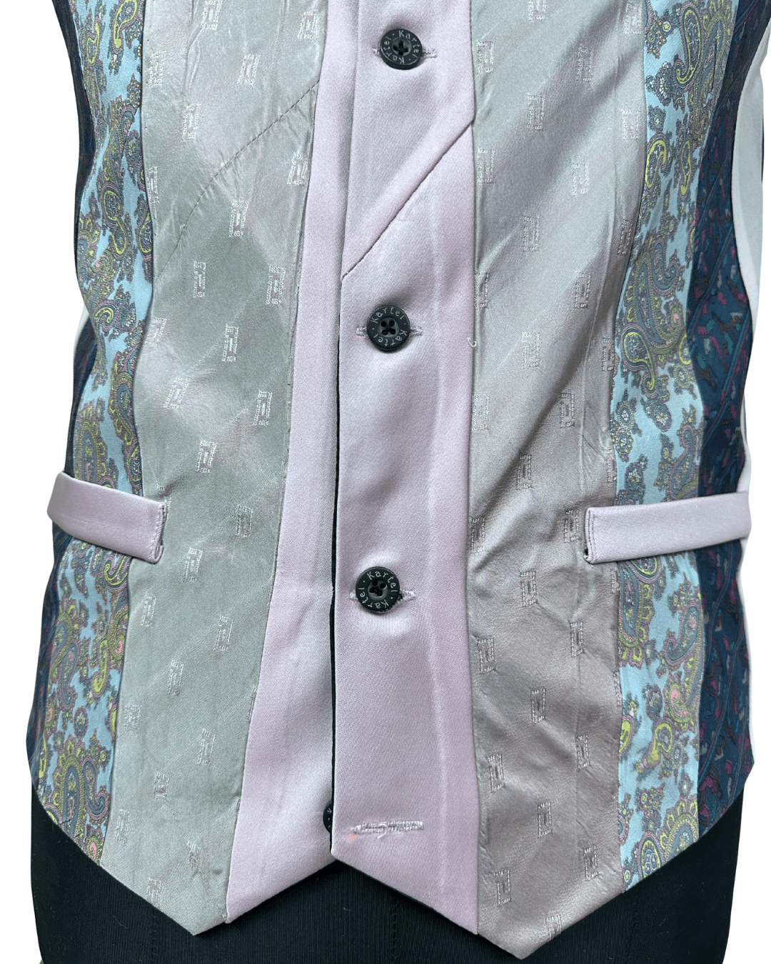 Retied Upcycled Necktie Vest - Medium - Funkify