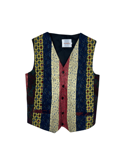 Retied Upcycled Necktie Vest Medium - Funkify