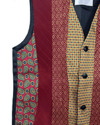 Retied Upcycled Necktie Vest - XS/Small - Funkify