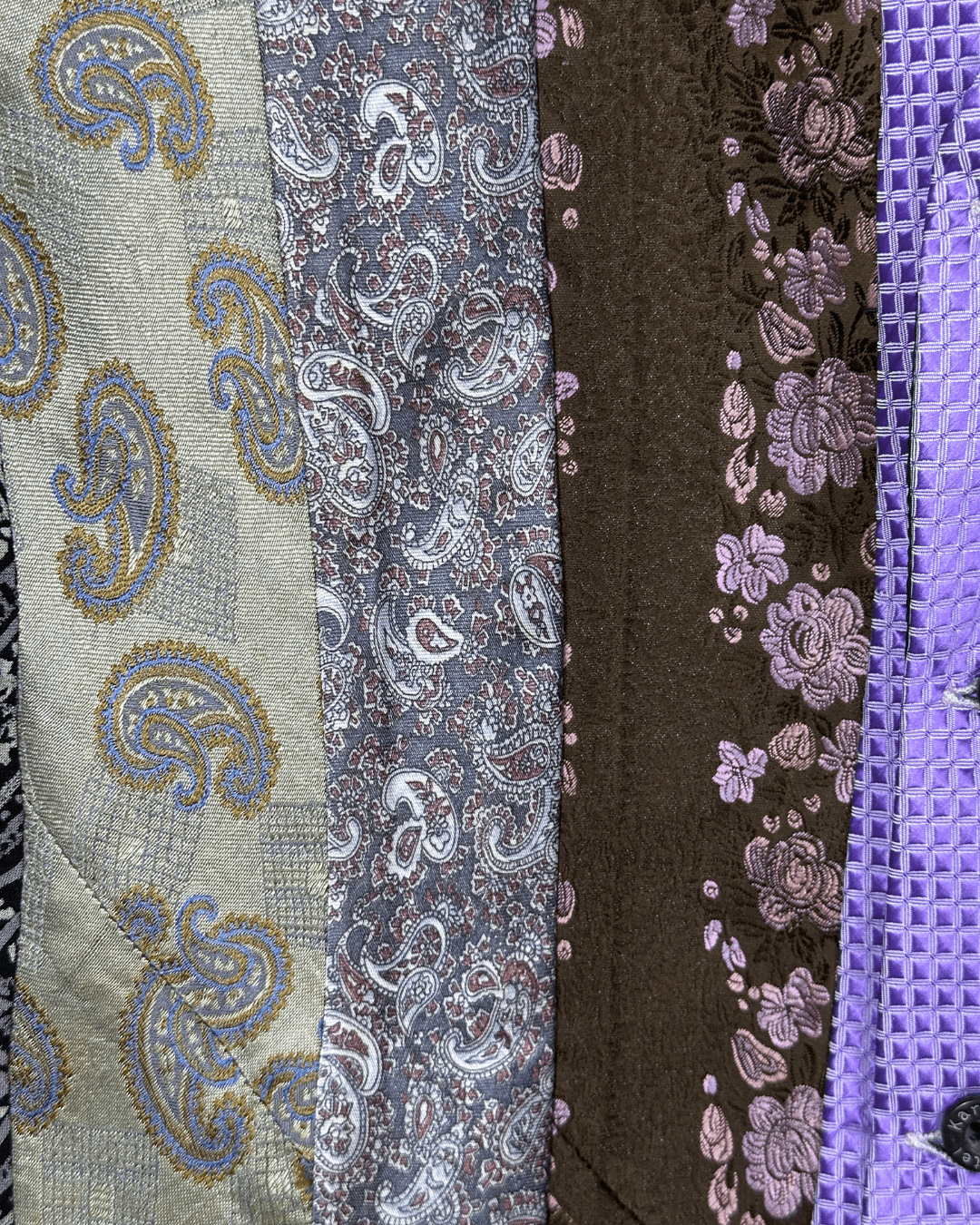 Retied Upcycled Neckties Vest - Large - Funkify