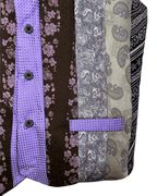 Retied Upcycled Neckties Vest - Large - Funkify