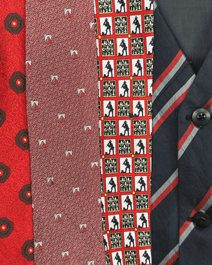 Retied Upcycled Neckties Vest - Small - Funkify