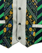 Retied Upcycled Neckties Vest - XL - Funkify