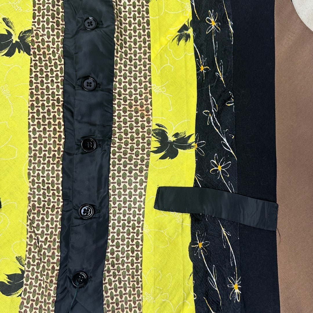 'ReTied' Upcycled Vintage Necktie Vest Large - Funkify