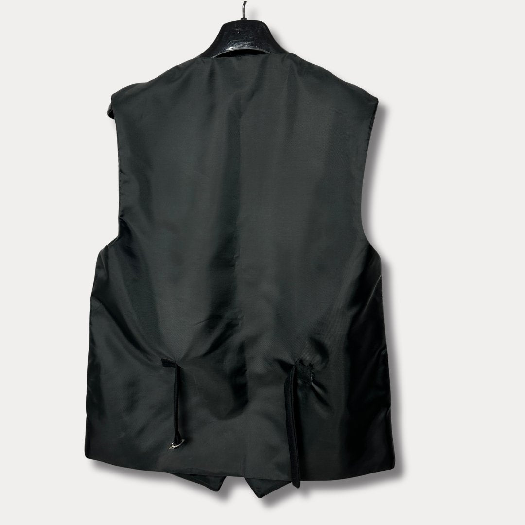'ReTied' Upcycled Vintage Necktie Vest Medium - Funkify