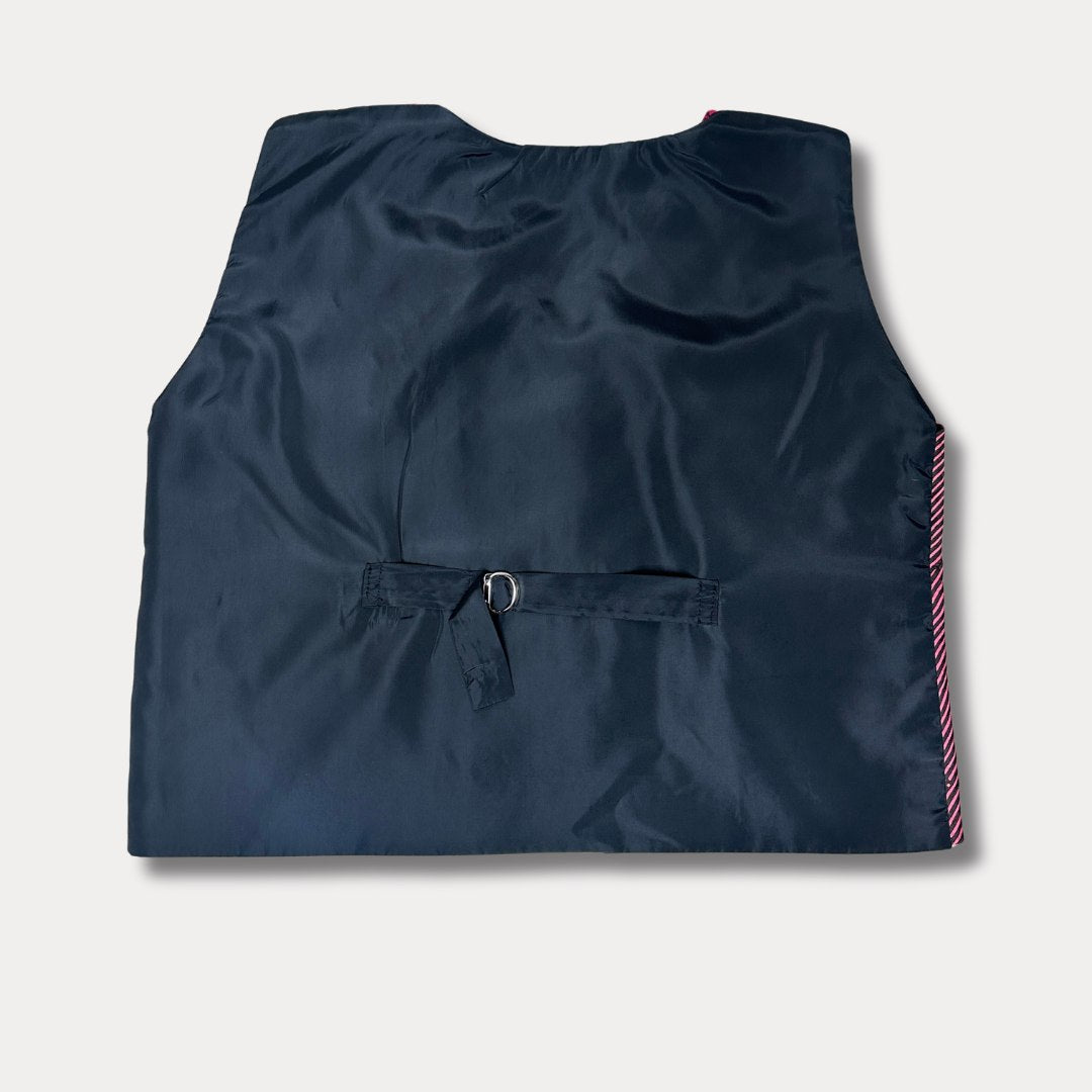 ReTied Upcycled Women's Cropped Vest - Funkify