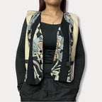 'ReTied' Women's Upcycled Vest - Funkify