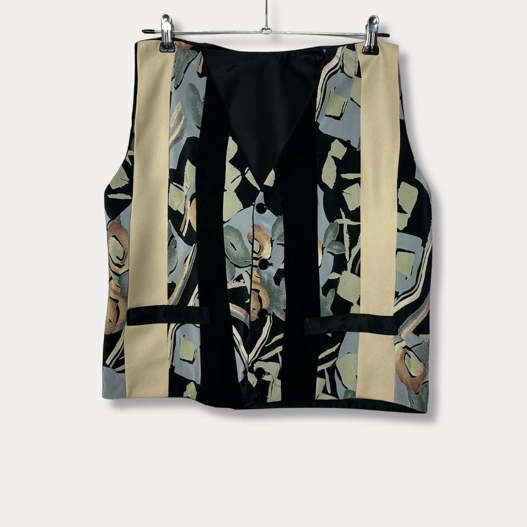 'ReTied' Women's Upcycled Vest - Funkify