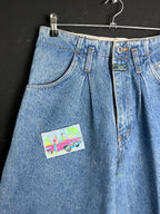 Retro Patched Women's Jeans Medium - Funkify