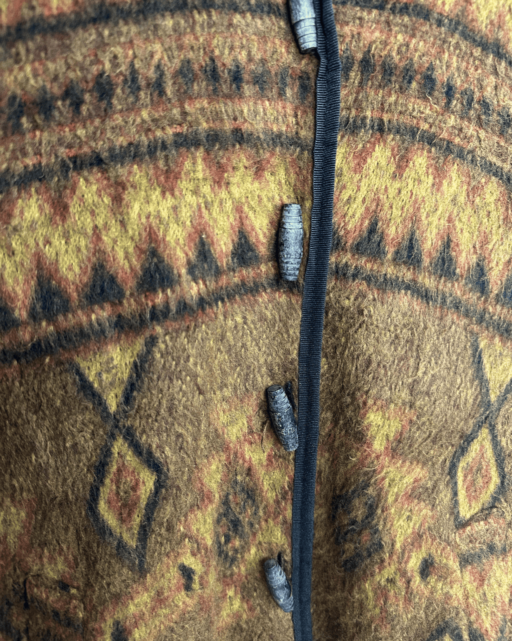Retro Tribal Print Jacket Medium - Funkify