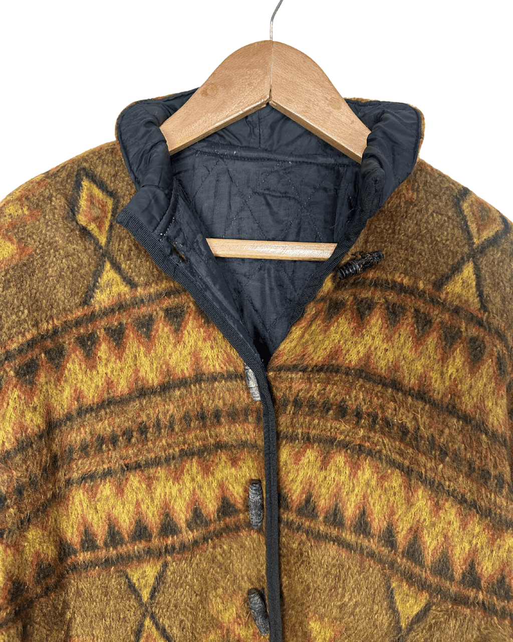 Retro Tribal Print Jacket Medium - Funkify