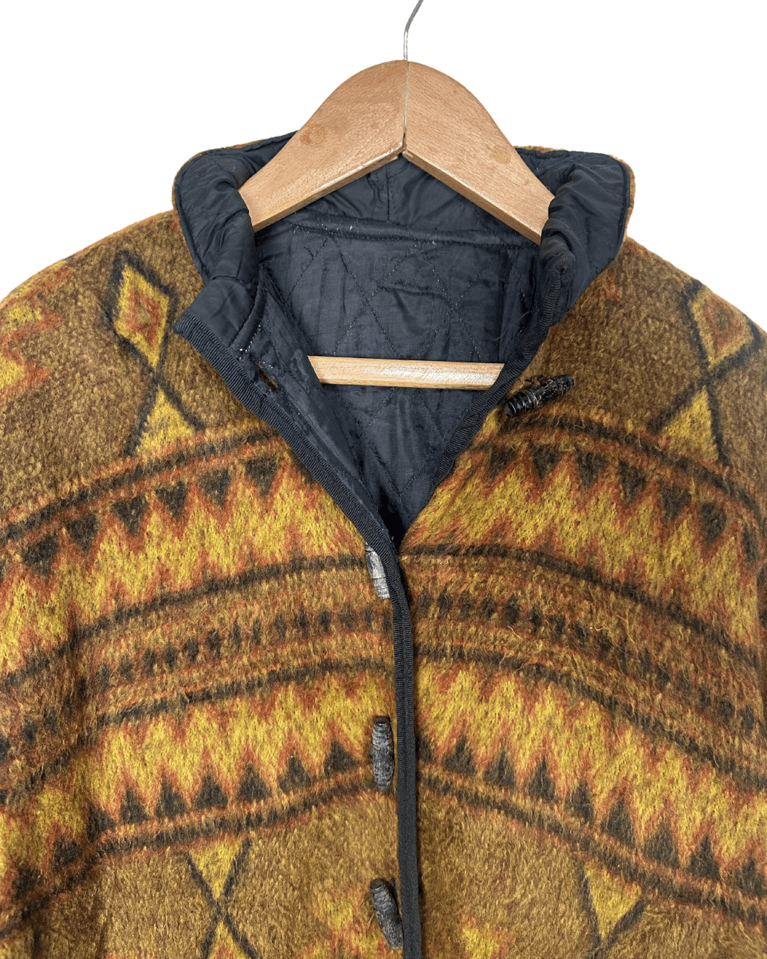 Retro Tribal Print Jacket Medium - Funkify