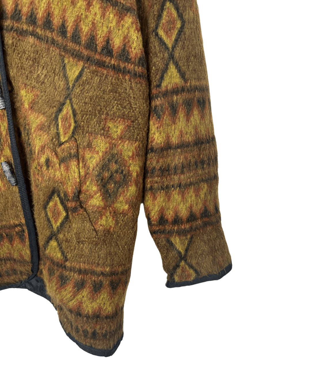 Retro Tribal Print Jacket Medium - Funkify