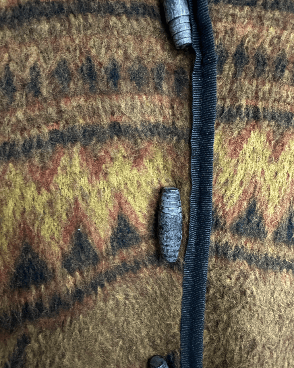 Retro Tribal Print Jacket Medium - Funkify