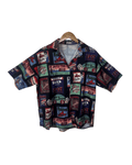 Retro Vintage Advertising Print Shirt - XL - Funkify