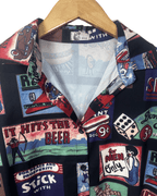 Retro Vintage Advertising Print Shirt - XL - Funkify