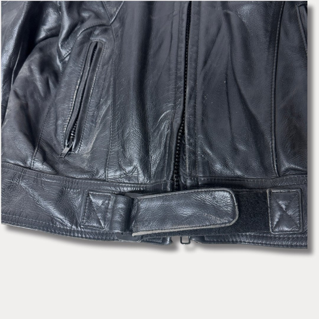 Revenger Motorcycle Genuine Leather Jacket Medium - Funkify