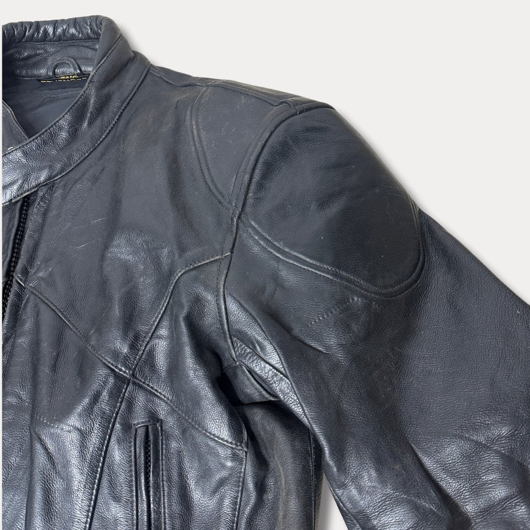 Revenger Motorcycle Genuine Leather Jacket Medium - Funkify