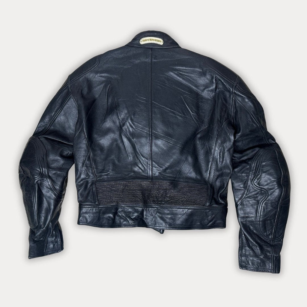 Revenger Motorcycle Genuine Leather Jacket Medium - Funkify
