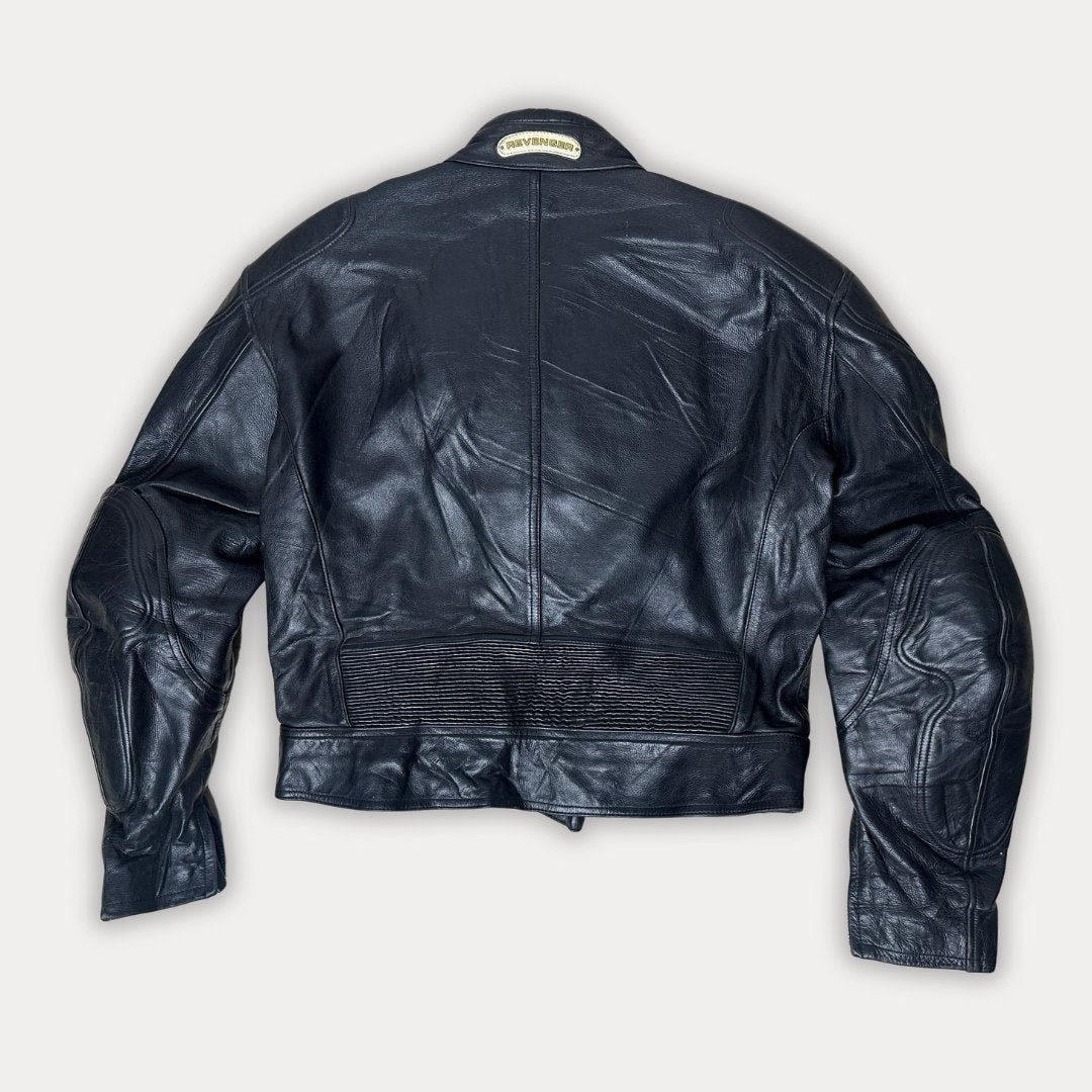 Revenger Motorcycle Genuine Leather Jacket Medium - Funkify