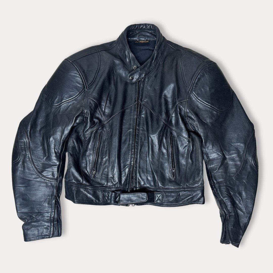 Revenger Motorcycle Genuine Leather Jacket Medium - Funkify
