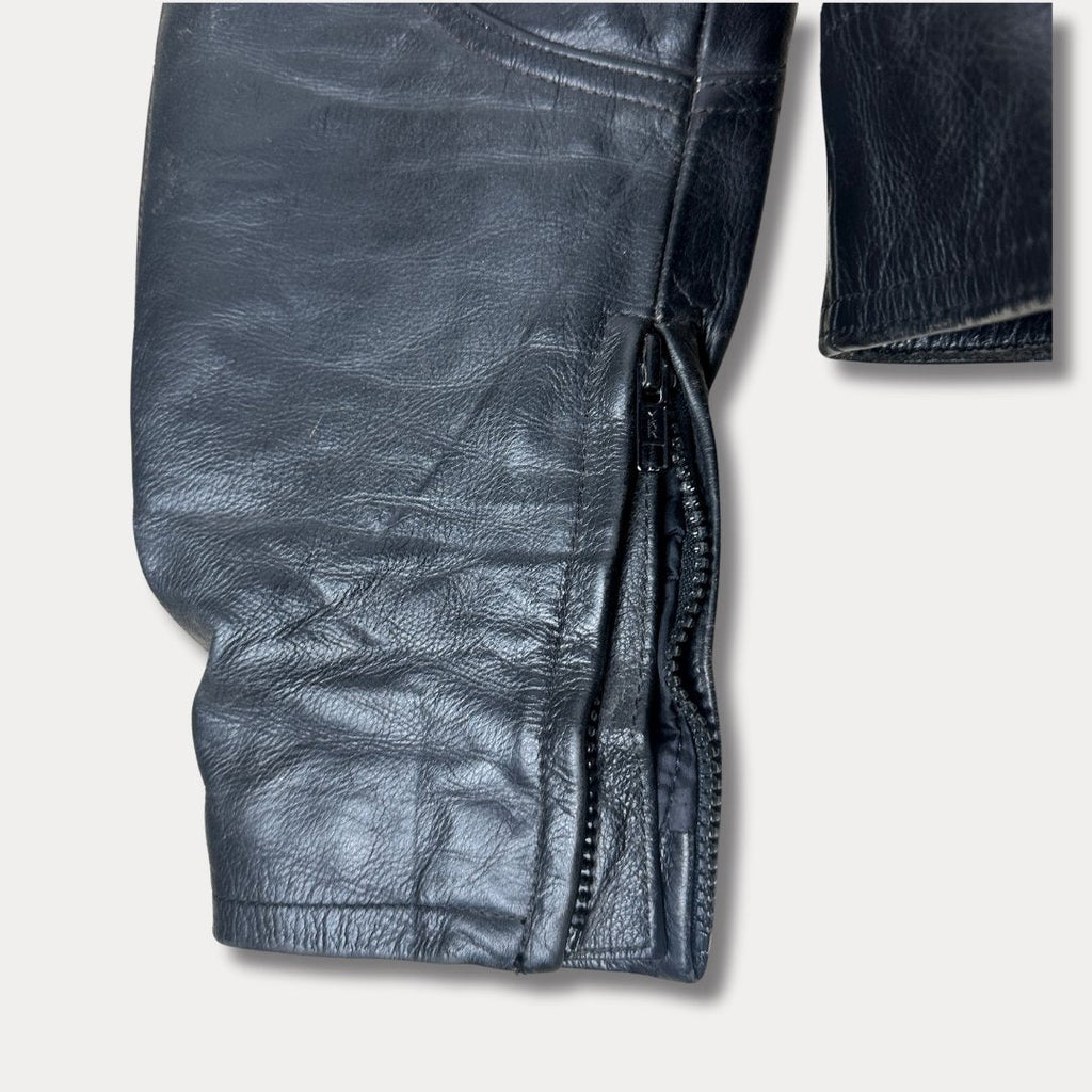 Revenger Motorcycle Genuine Leather Jacket Medium - Funkify