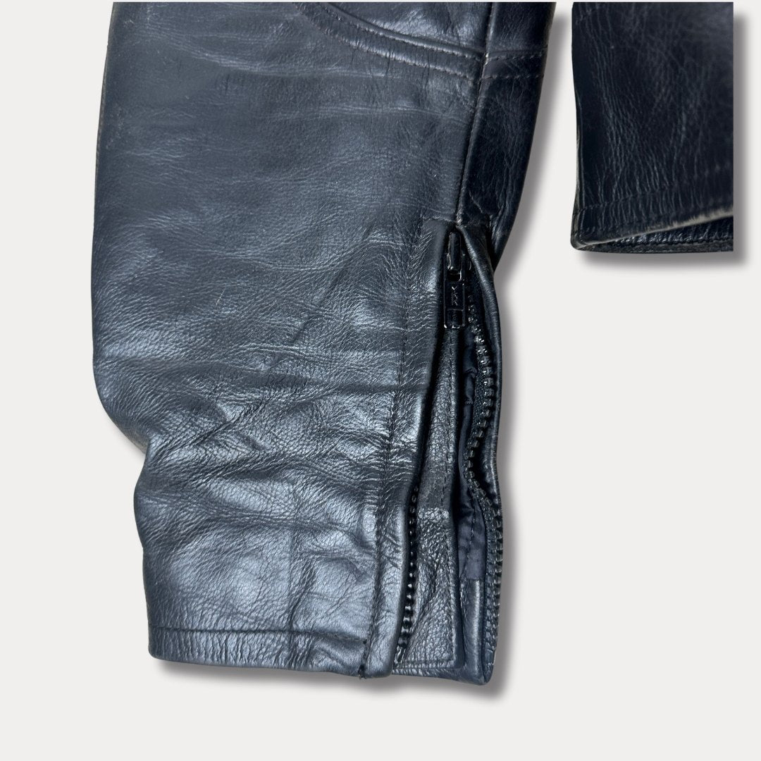 Revenger Motorcycle Genuine Leather Jacket Medium - Funkify