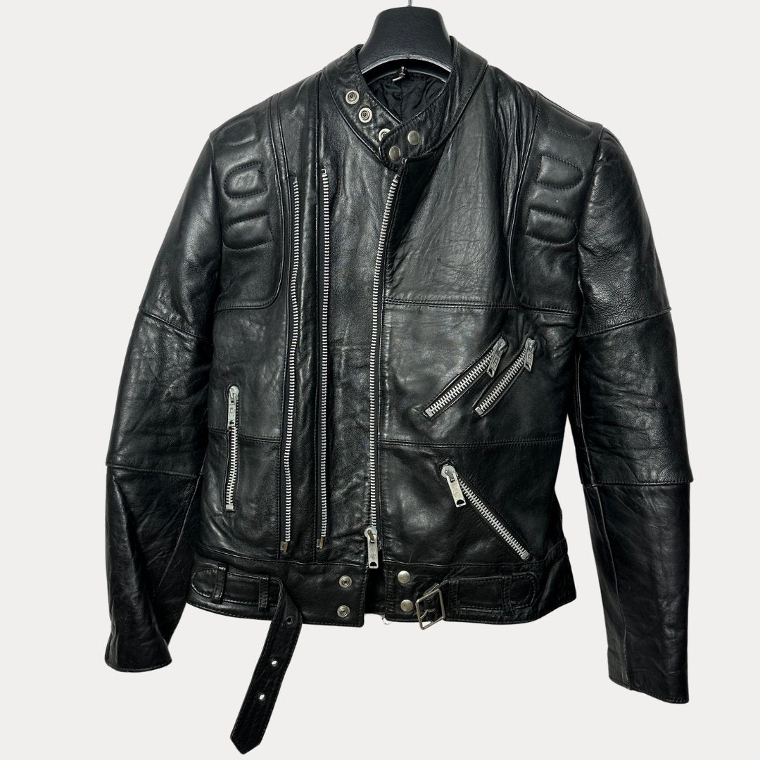 Richa Biker Padded Leather Jacket Medium - Funkify