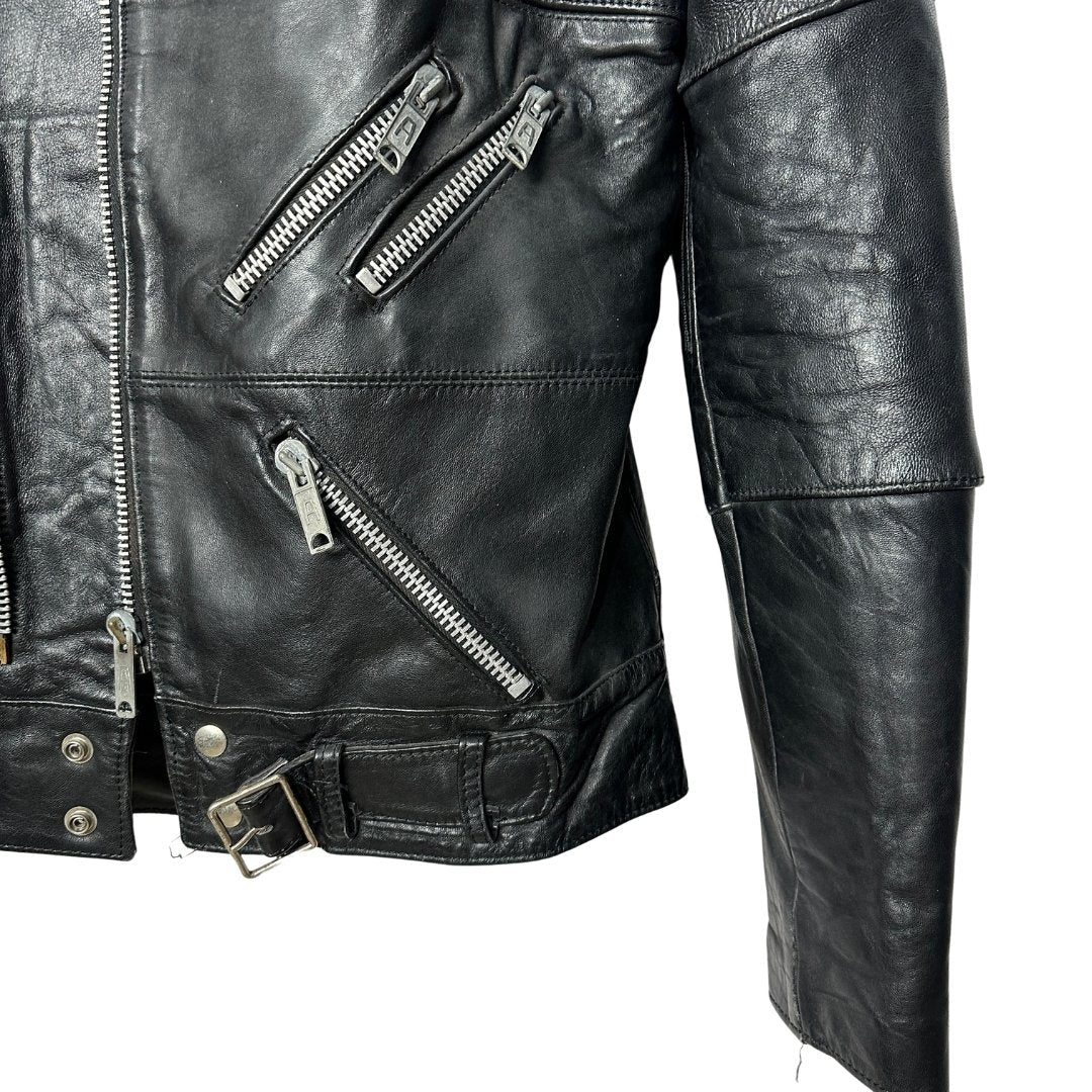 Richa Biker Padded Leather Jacket Medium - Funkify