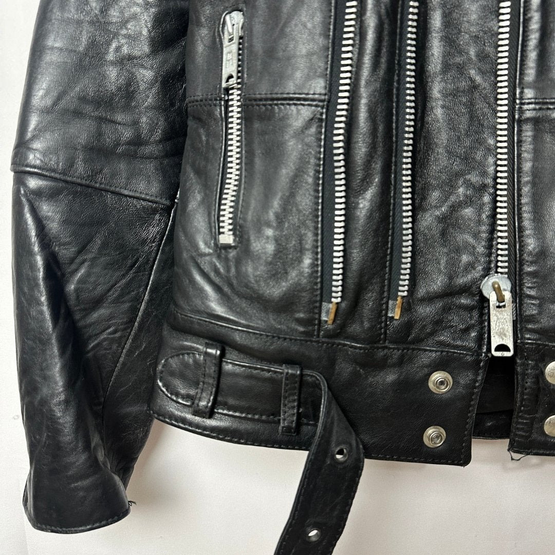 Richa Biker Padded Leather Jacket Medium - Funkify