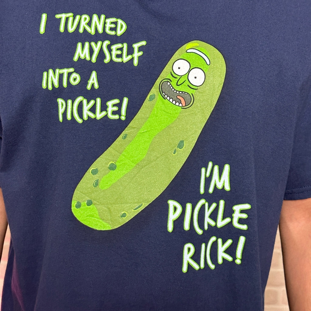 Rick and Morty Pickle Rick Graphic Tee 2XL - Funkify