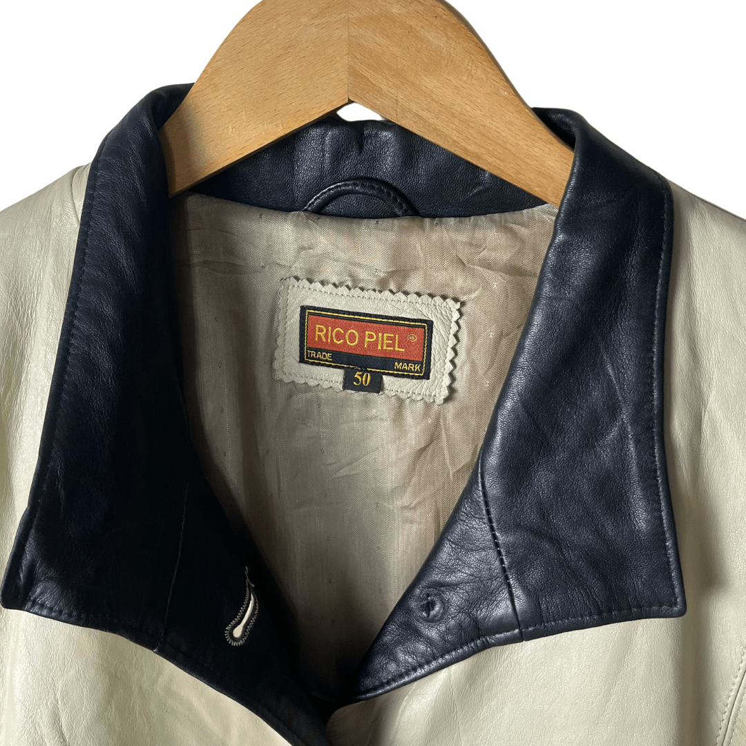 Rico Piel Genuine Leather Jacket Large - Funkify