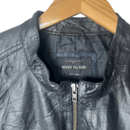 River Island Leather Jacket XL - Funkify