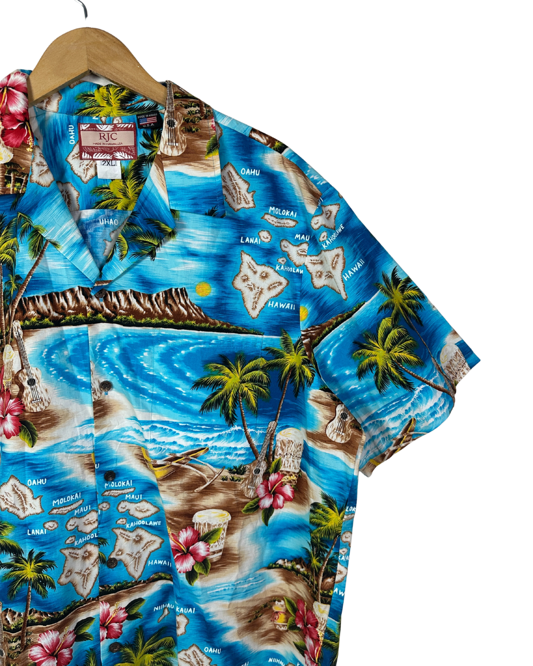 RJC Hawaiian Shirt 2XL - Funkify