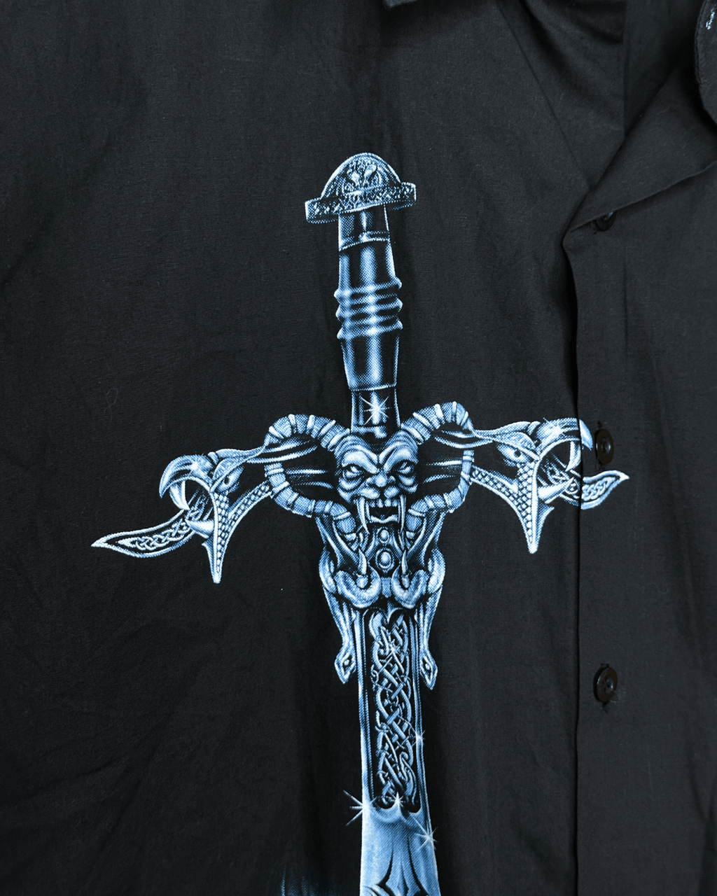 Rock Chang Gothic Sword Shirt 2XL - Funkify