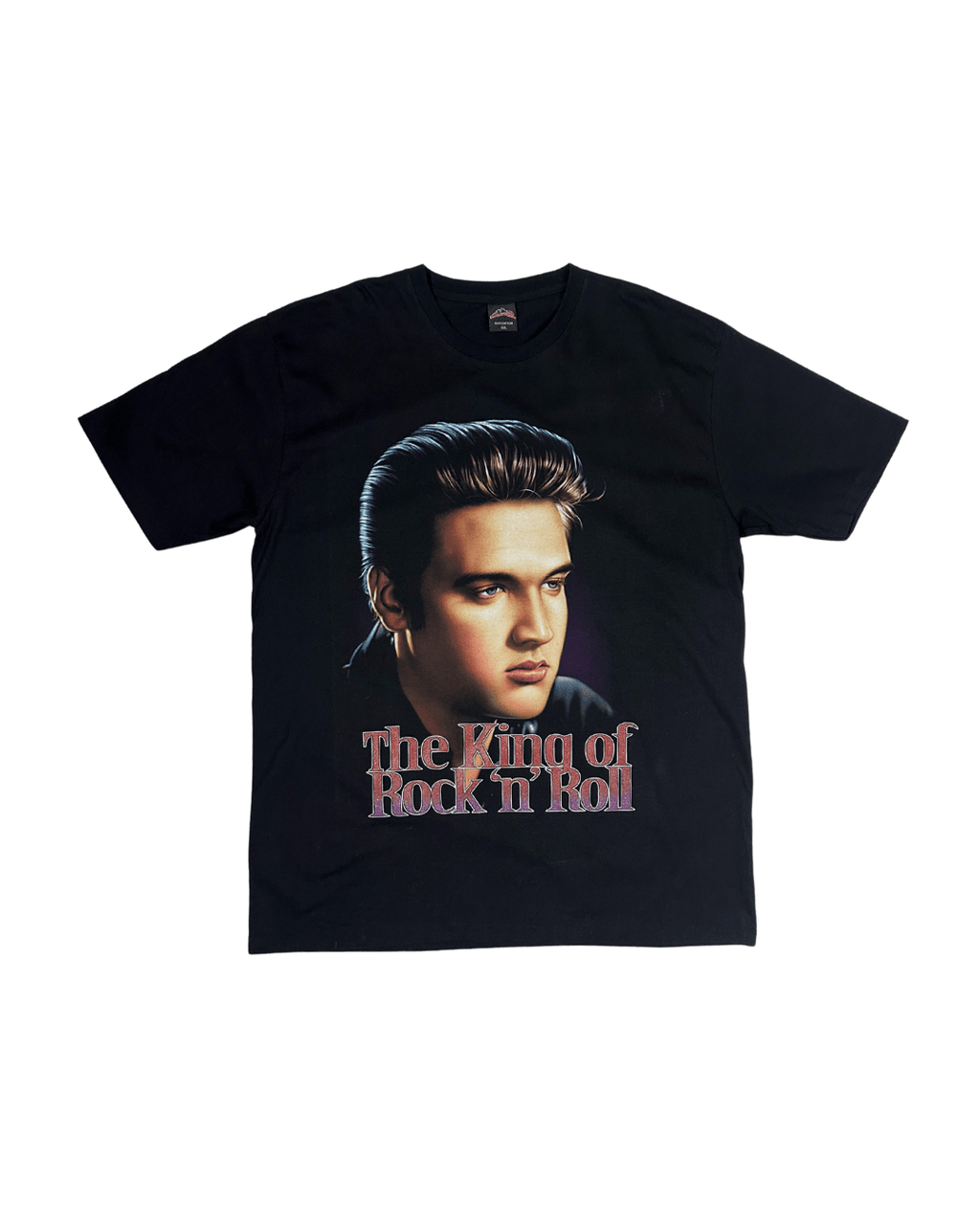 Rockatees Elvis Presley The King of Rock 'n' Roll Graphic Tee 2XL - Funkify