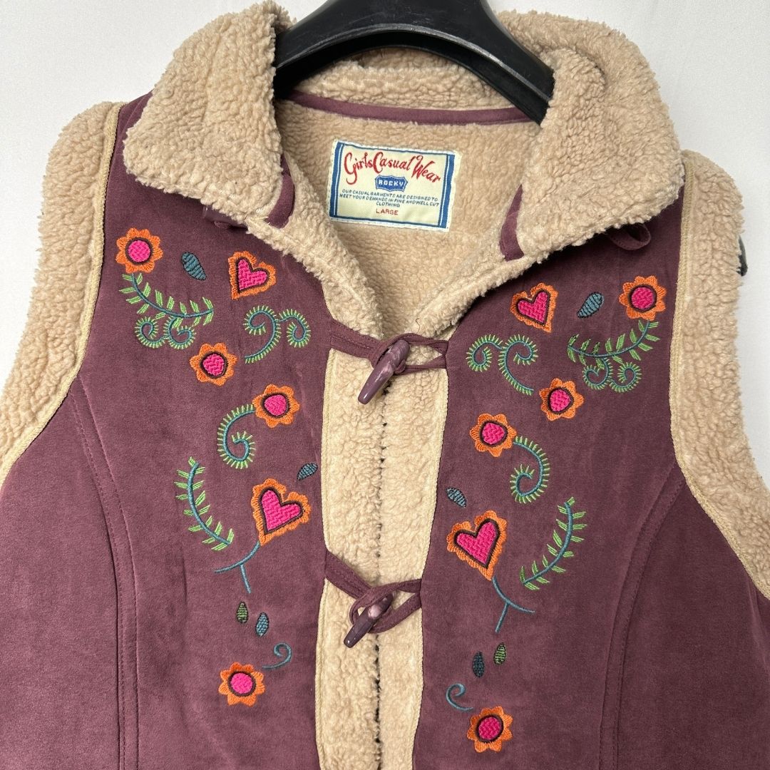 Rocky fur-lined vest - Funkify